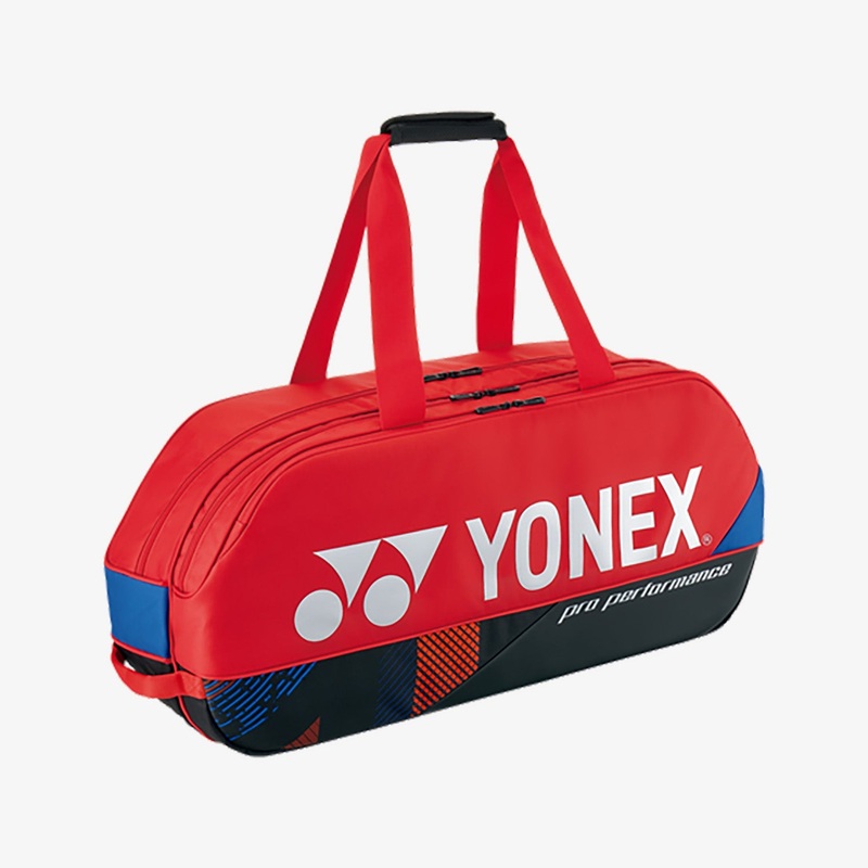 Yonex BAG92431WSC (Scarlet) 6pk Pro Tournament Badminton Tennis Racket Bag
