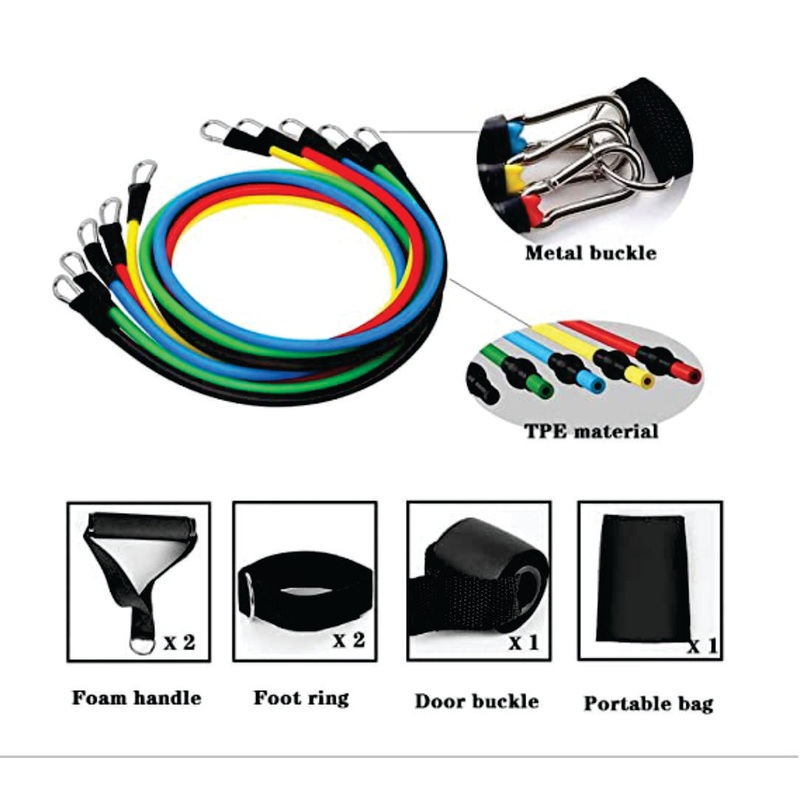 5 PC EXERCISE TUBE 3