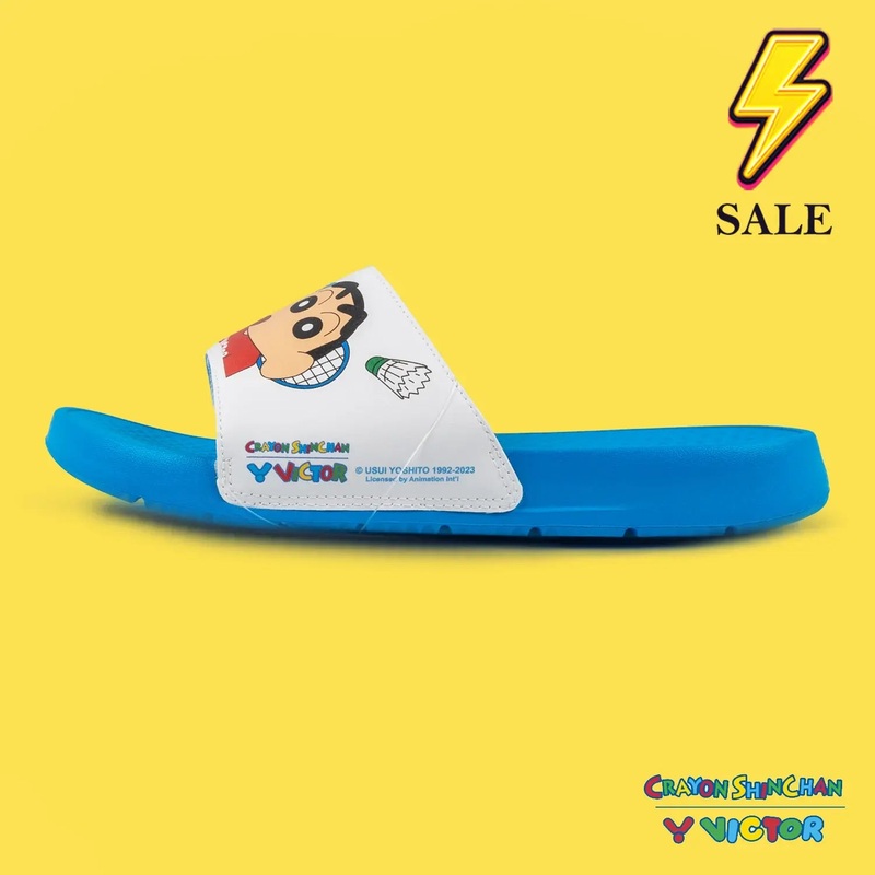 Victor x Crayon Shin Chan Slipper 008CS FA (White/Blue)