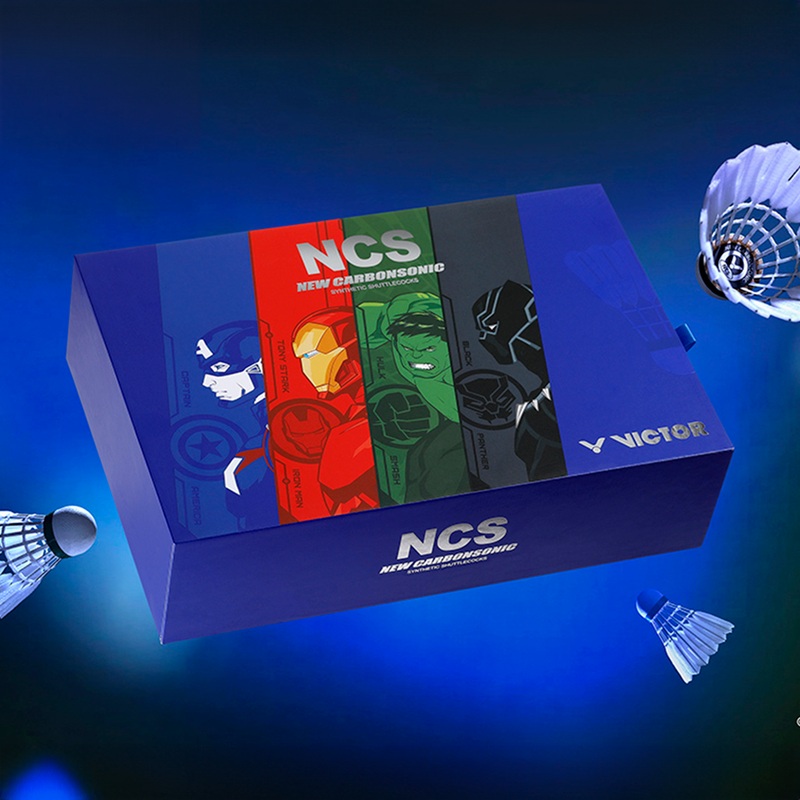 Victor x Marvel Avengers New CarbonSonic Synthetic Shuttlecock Set NCS-AVENGERS