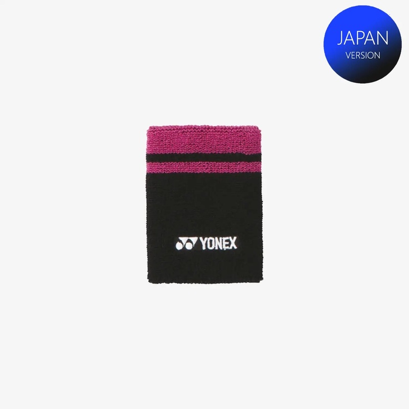 Yonex AC490BKP Wrist Band (Black/Pink)