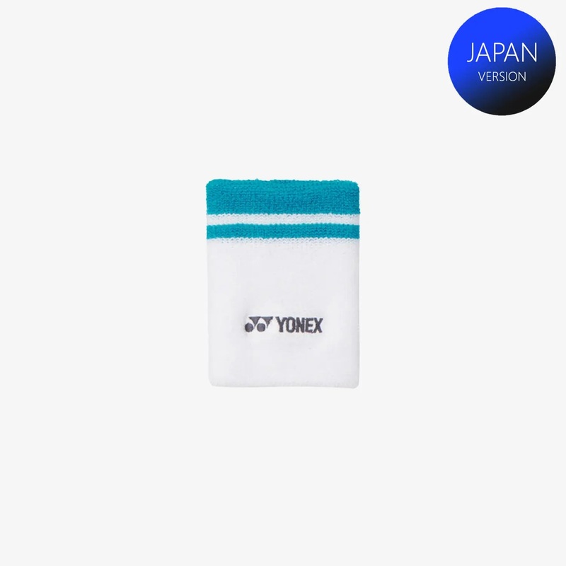 Yonex AC490WCB Wrist Band (White/Cobalt Blue)