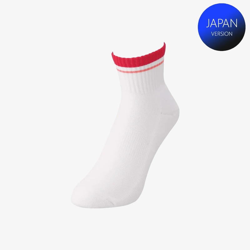 Yonex Men’s Sports Crew Socks 19197 (Sunset Red) M