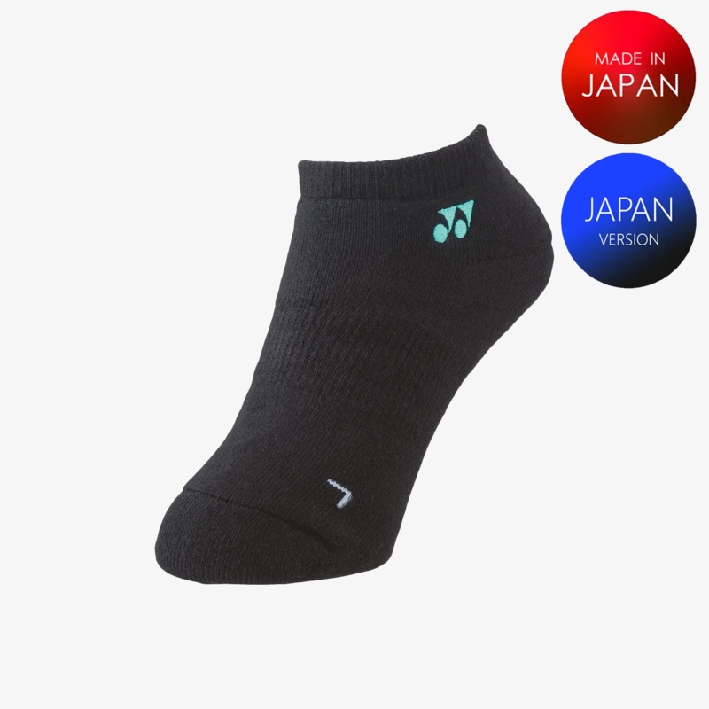 Yonex Women’s Sports Low Cut Socks 29121 (Black/Ice Blue) S