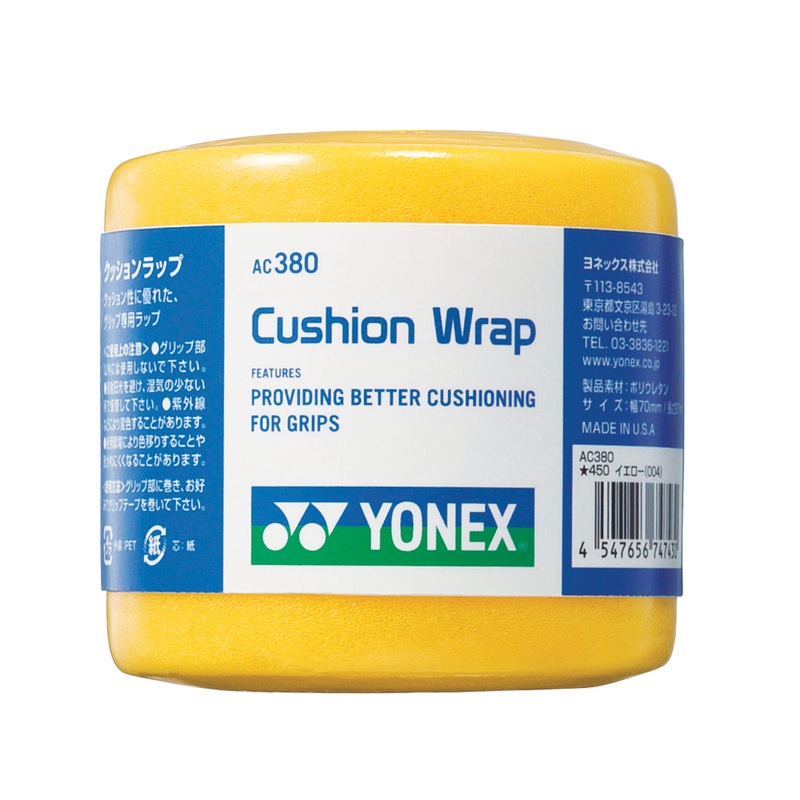 Yonex Cushion Wrap AC380|Yellow|Pink
