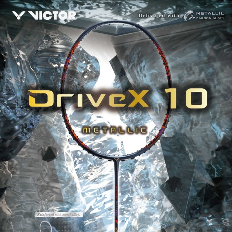 Victor DriveX 10 Metallic Badminton Racquet (UNSTRUNG)