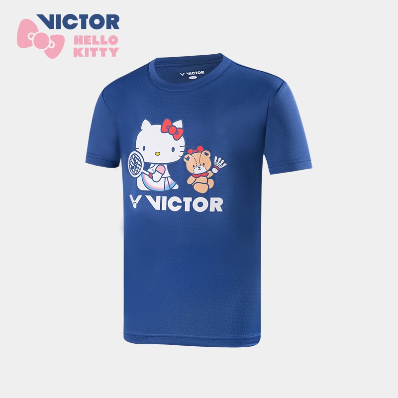 Victor X Hello Kitty T-KT203JR Sport Shirt Navy JUNIOR’S