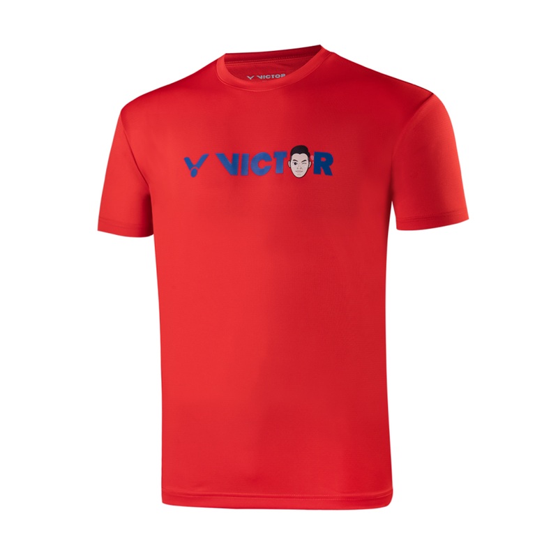 Victor X LZJ Cartoon Sports Shirt T20056D Red UNISEX (Clearance)