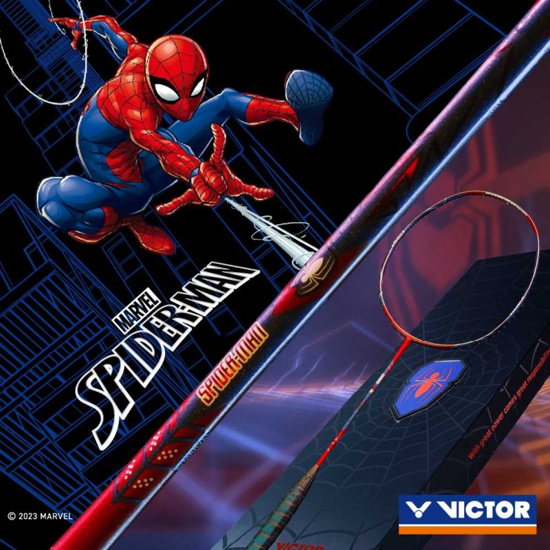 Victor X Spider-man GB Badminton Racquet Giftbox (UNSTRUNG)
