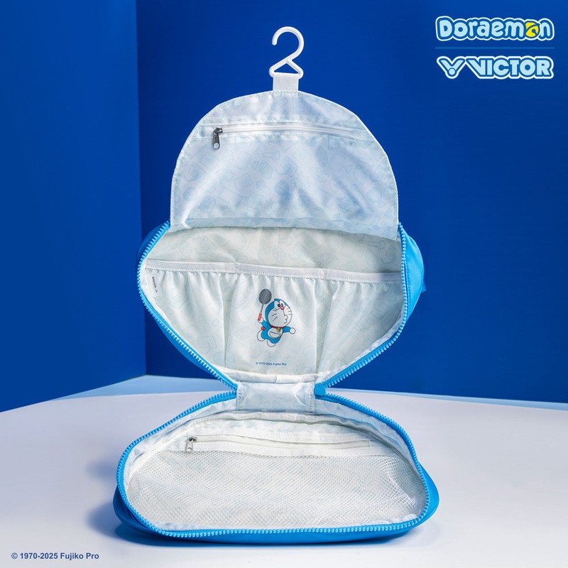 Victor x Doraemon Toiletry Bag BG1205DRM-F (Hawaiian Blue)