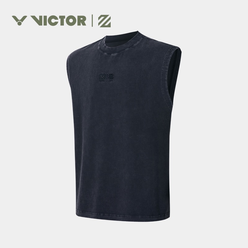 Victor X LZJ Fashion Sleeveless Top T-4504LZJ C Black MEN’S