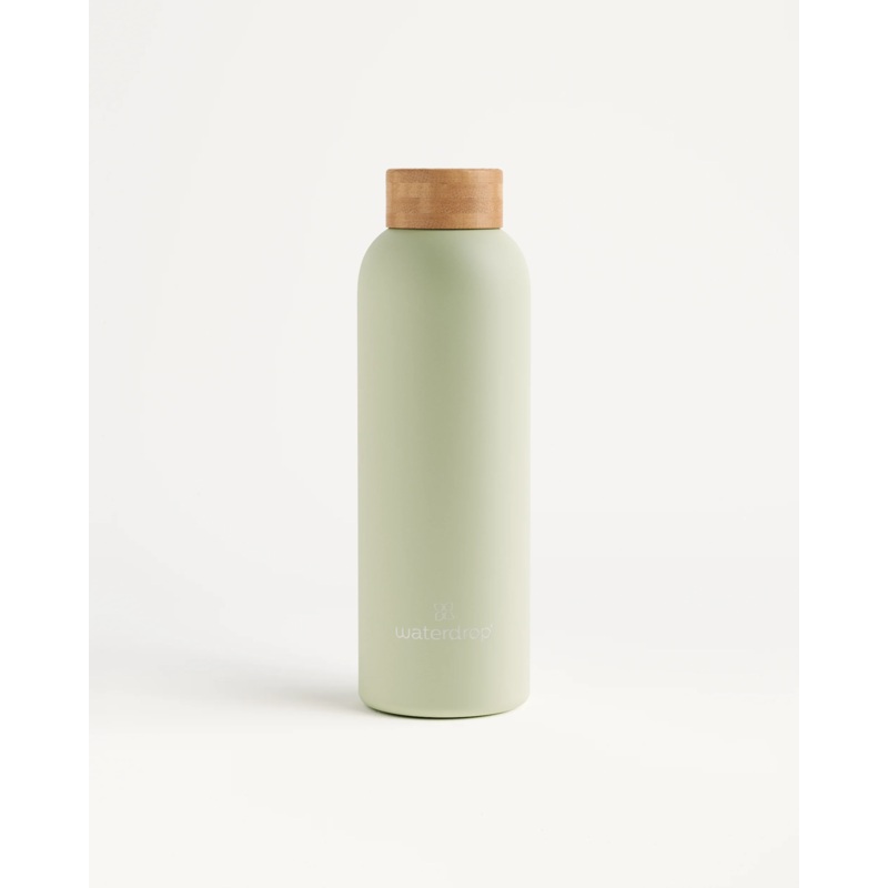 Waterdrop Thermo Steel 600ml|Orange Matt|Pastel Olive Matt