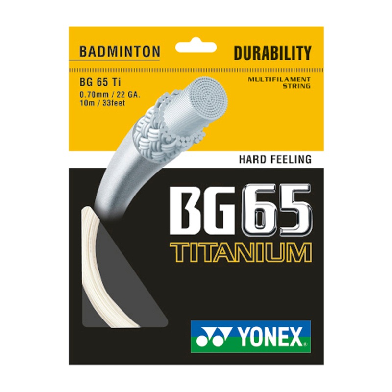 Yonex BG 65Titanium Badminton String Single Pack