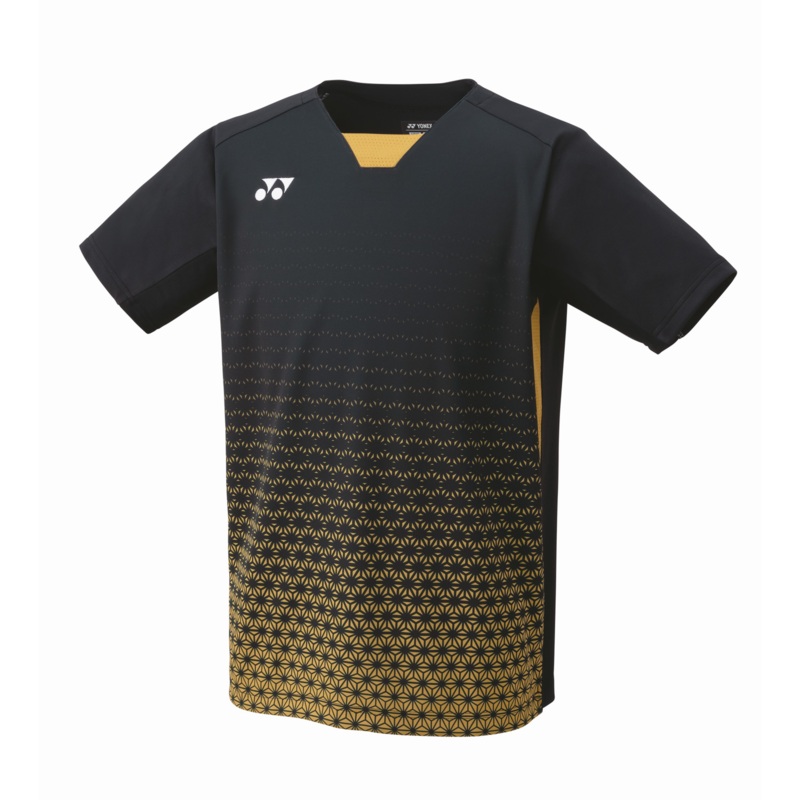 Yonex Japan National Badminton/ Sports Shirt 10615YX Black/ Gold MEN’S