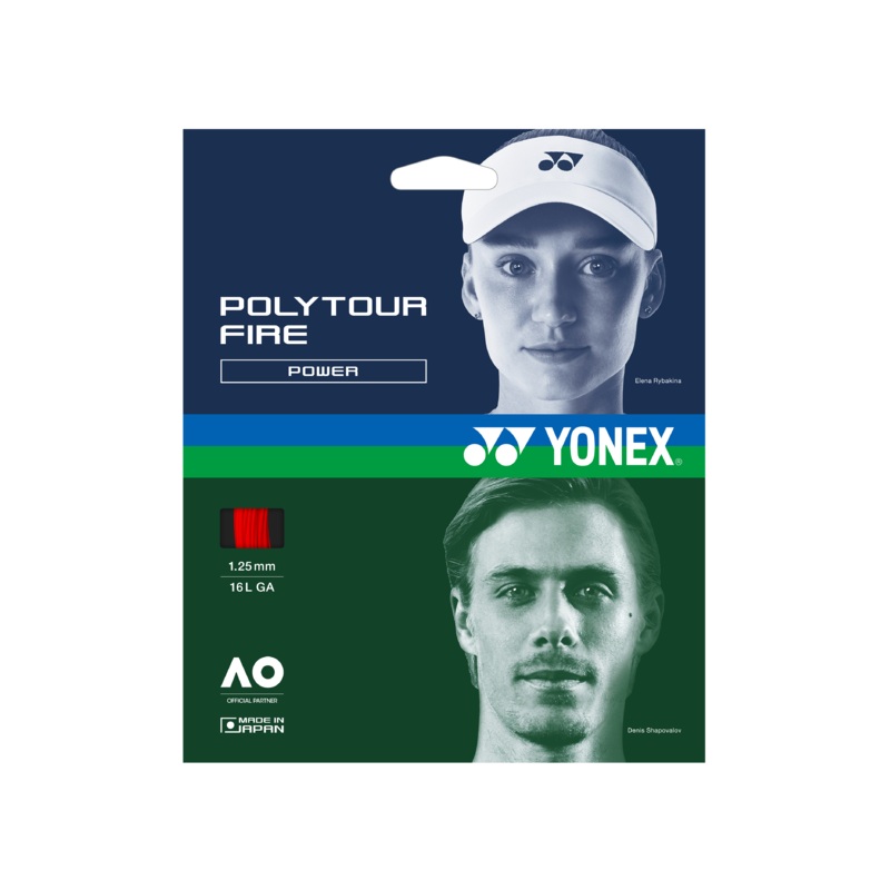 Yonex Polytour Fire 1.25 Tennis String Single Pack