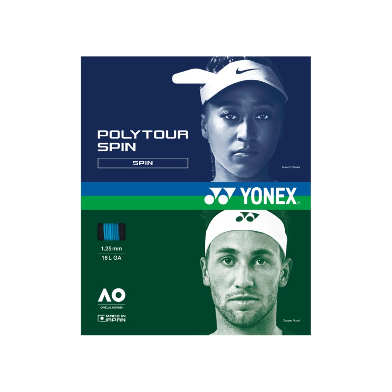 Yonex Polytour Spin 1.25 Tennis String Single Pack