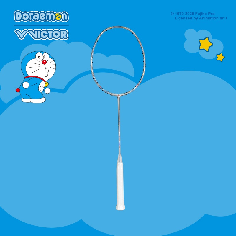 Victor X Doraemon Thruster DRM Badminton Racquet TK-DRM Charcoal Gray (UNSTRUNG)