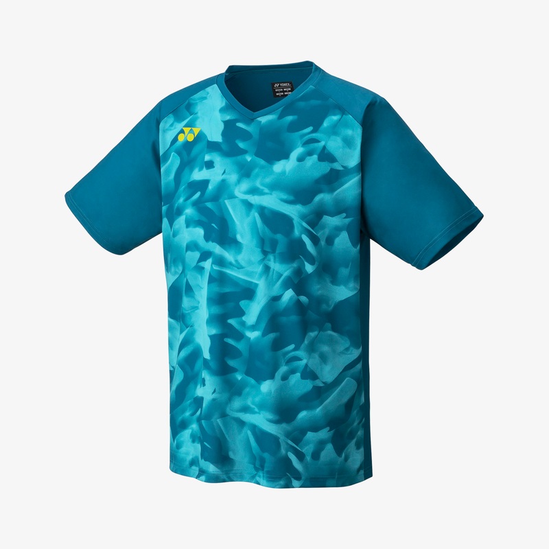 Yonex Men’s Crew Neck Shirts YM0033 (Blue Green)