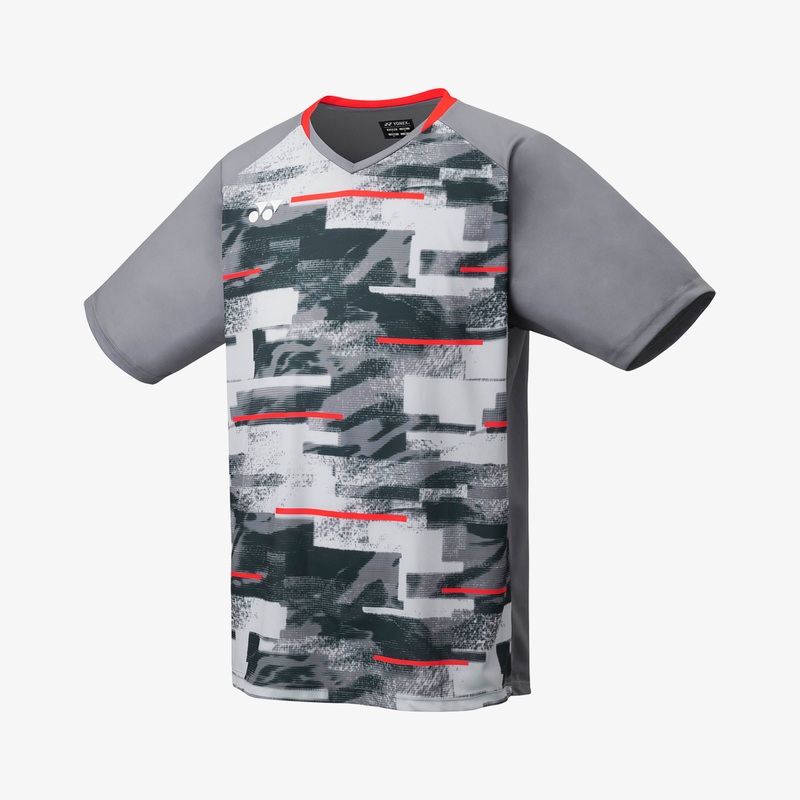Yonex Men’s Crew Neck Shirts YM0034 (Gray)