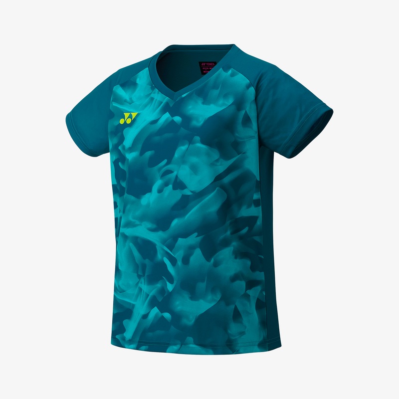 Yonex Women’s Crew Neck Shirts YW0033 (Blue Green)