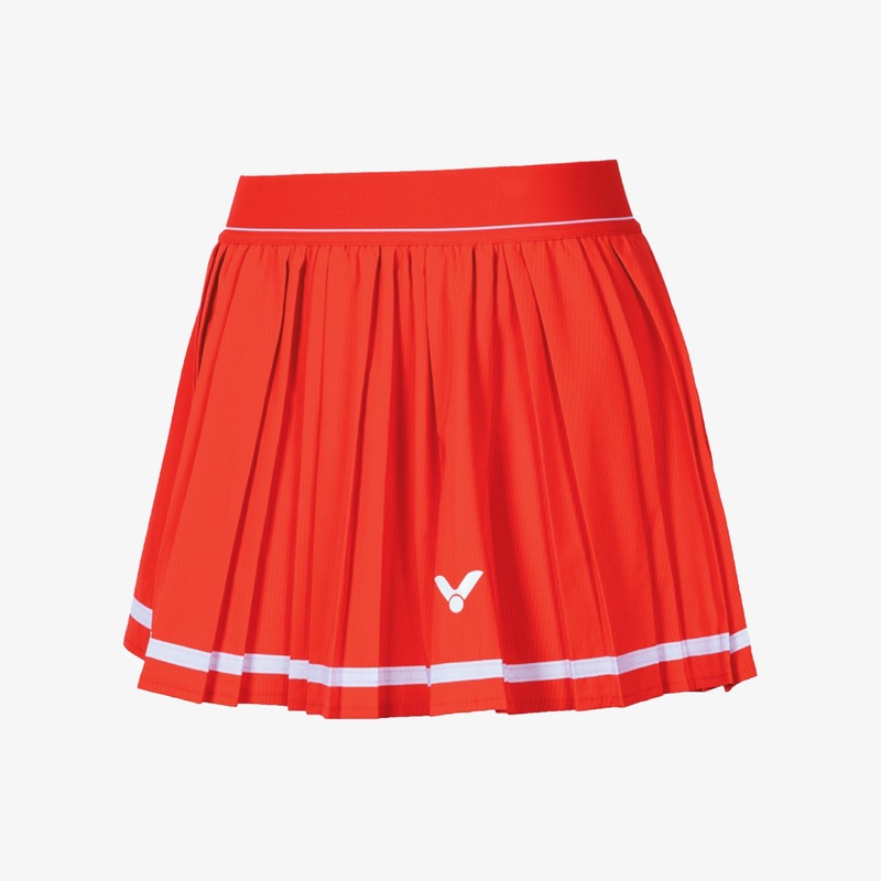 Victor Women’s Knitted Sports Skirt K-51300D (Fiery Red)