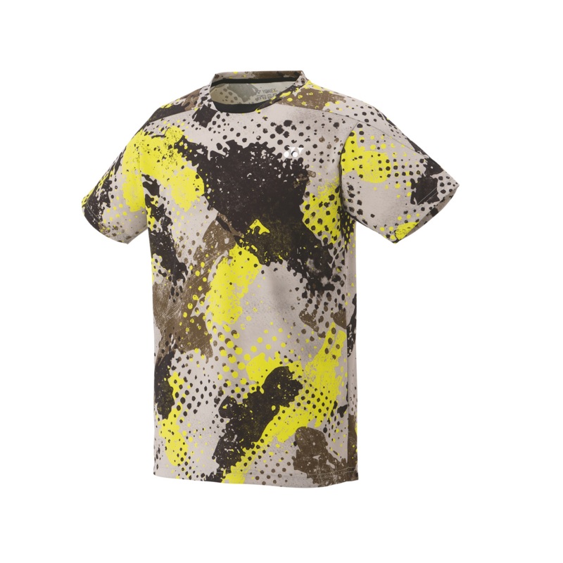 Yonex Badminton/ Tennis Sports Shirt (Fitted Style) 10683 (Made in Japan) Greige MEN’S