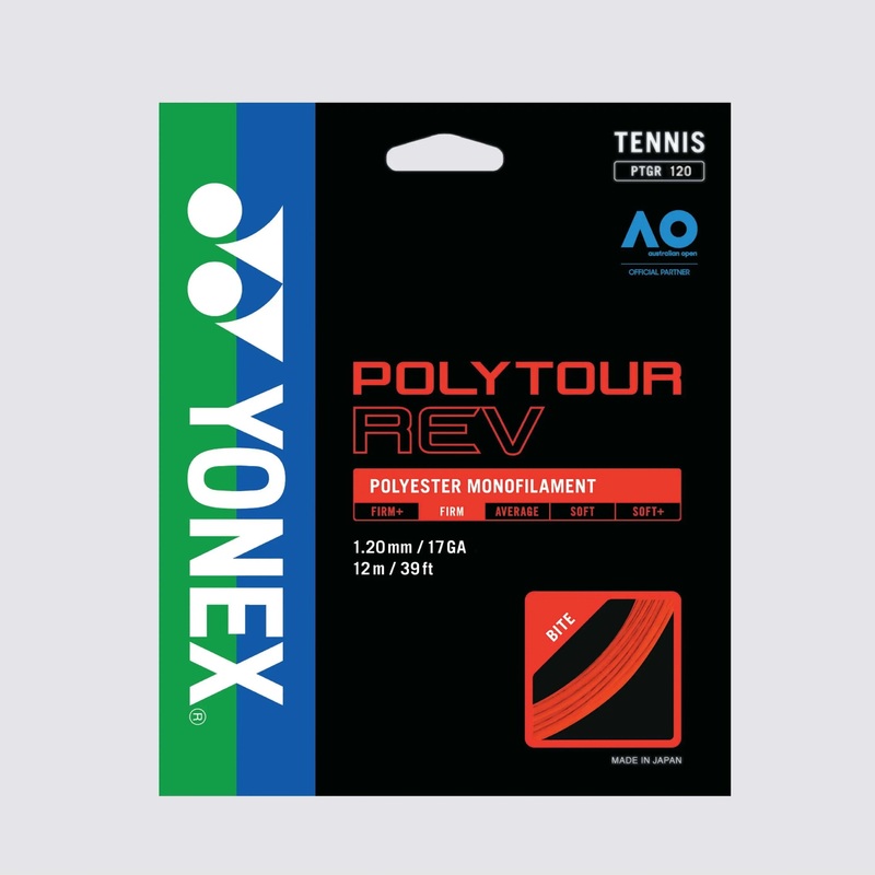 Yonex Polytour Rev 120 / 17 Tennis String (Bright Orange) – Bright Orange