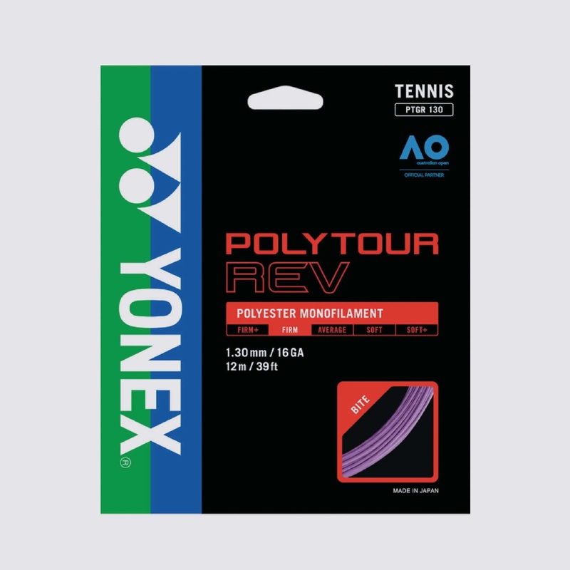 Yonex Polytour Rev 130 / 16 Tennis String (Purple) – Purple