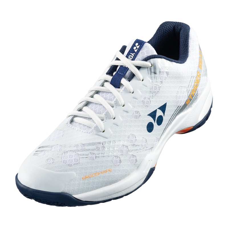 Yonex Power Cushion Strider Beat Badminton Shoes White/ Orange MEN’S