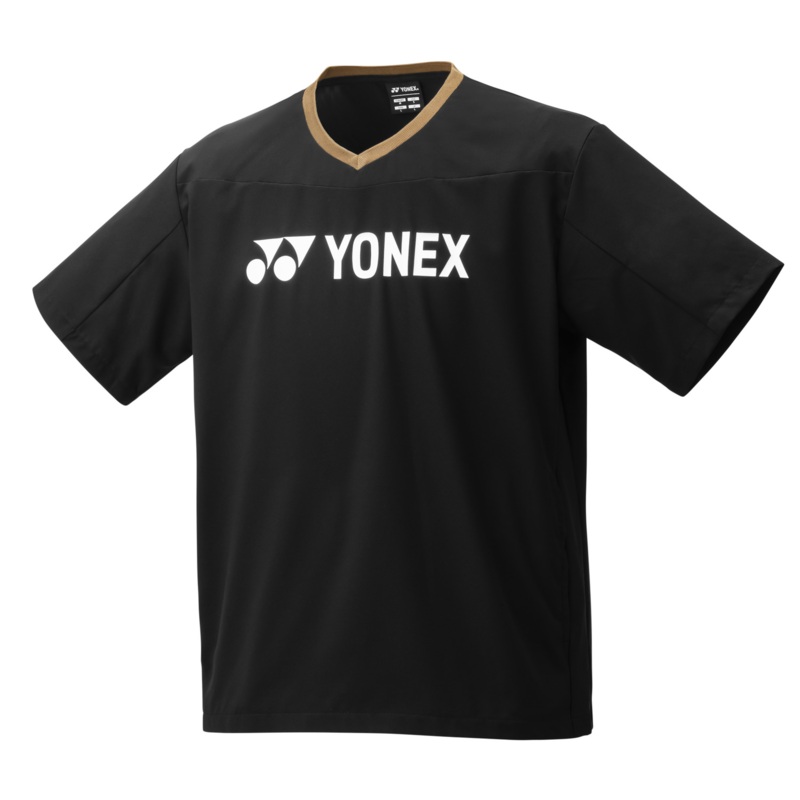 Yonex V-Neck Windbreaker (With Two Pockets) 30114Y Black UNISEX