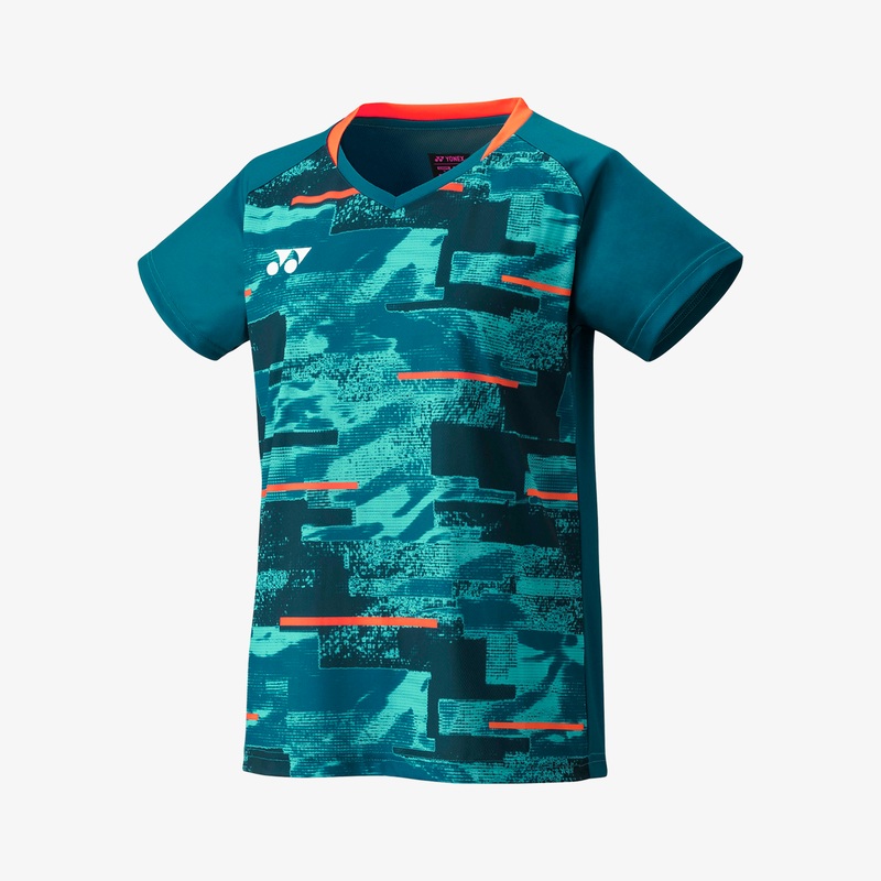 Yonex Women’s Crew Neck Shirts YW0034 (Blue Green)