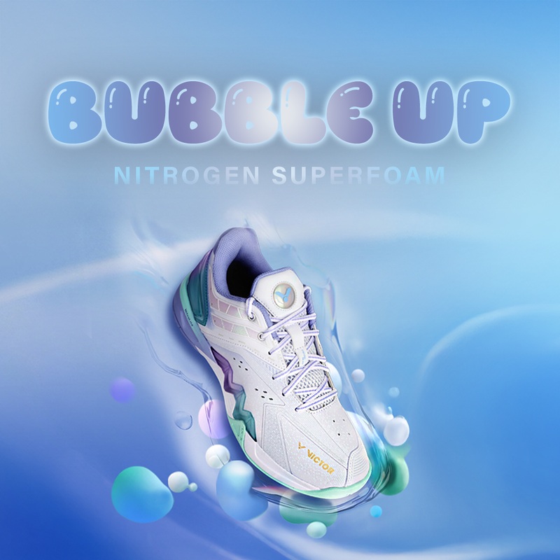 Victor P8500NLite Nitrolite Court Shoe P8500NL-AT (Brilliant White/Blue Violet)