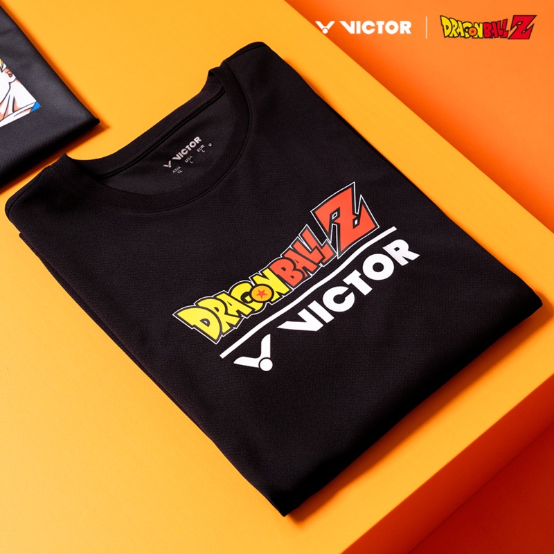 Victor x Dragon Ball Z Knitted T-Shirt T-502DBZ-C (Black)