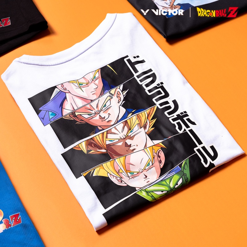Victor x Dragon Ball Z Knitted T-Shirt T-503DBZ-A (White)