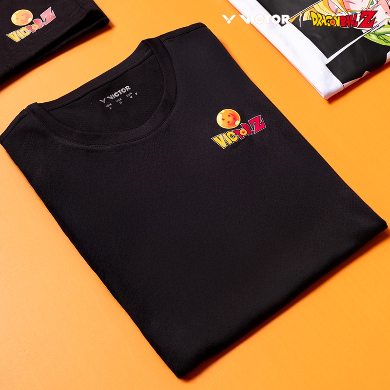 Victor x Dragon Ball Z Knitted T-Shirt T-504DBZ-C (Black)