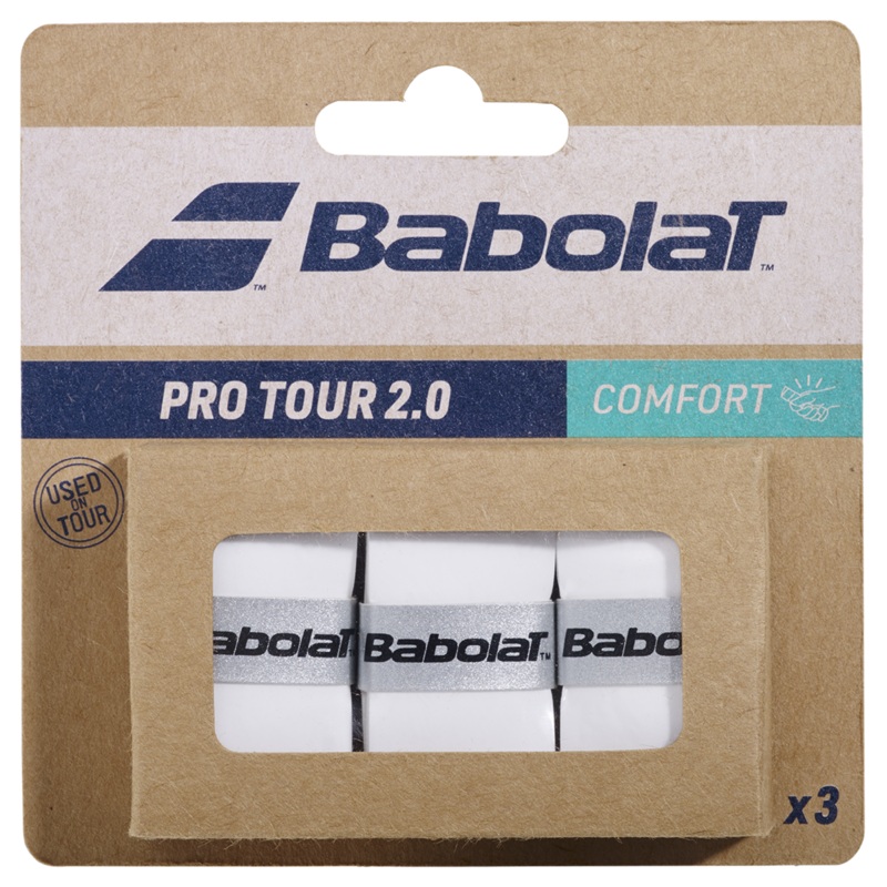 Babolat Pro Tour 2.0 Grip White (3 wraps)