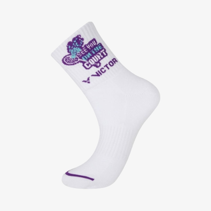 Victor Men’s Sport Socks SK1013-A-L (White)