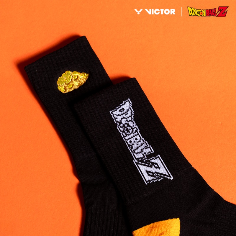 Victor x Dragon Ball Z Women’s Crew Socks SK509DBZ-C-M (Black)
