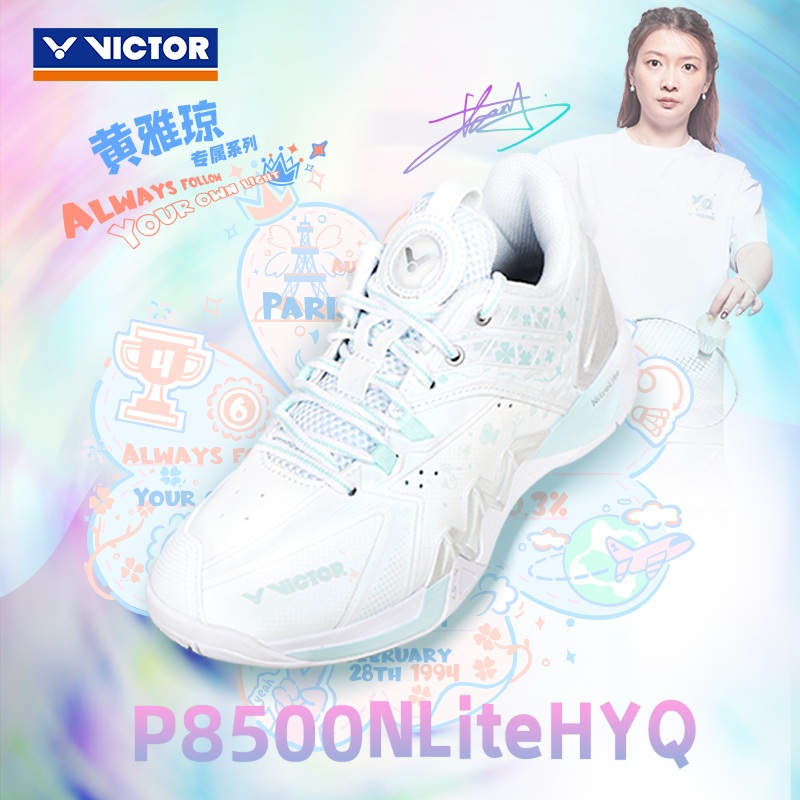 Victor X HYQ P8500NLiteHYQ AM Badminton Shoes White WOMEN’S