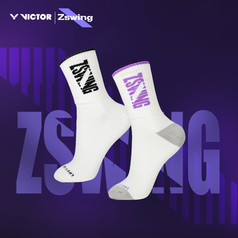 Victor X ZSW Socks SK508ZSW|AC (Black)|AJ (Purple)