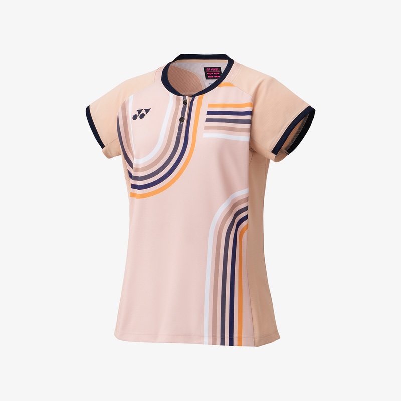 Yonex Women’s Crew Neck Shirt 20854PKB (Pink Beige)