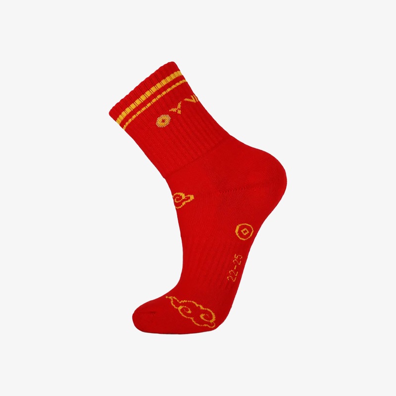 Victor 2025 Chinese New Year Women’s Socks SK506CNY-D-M (Lava Red)