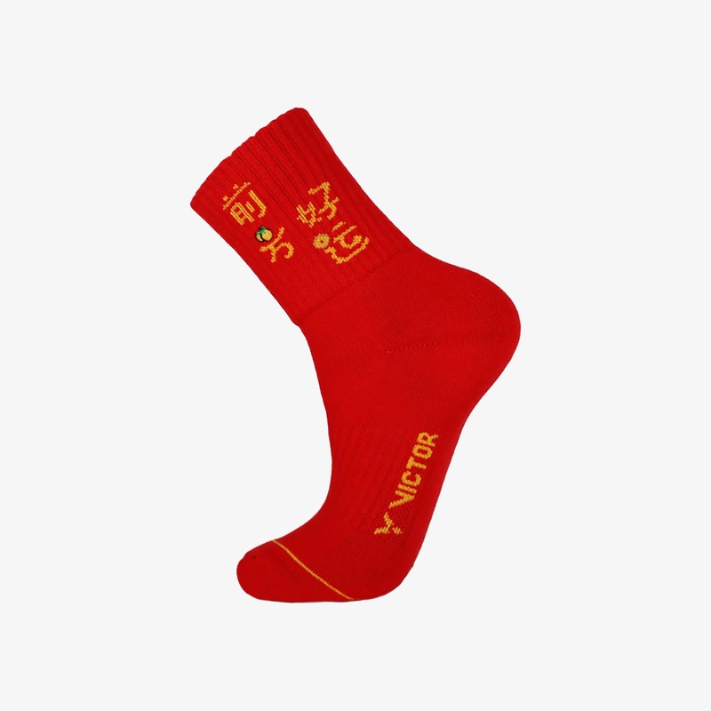 Victor 2025 Chinese New Year Women’s Socks SK507CNY-D-M (Lava Red)