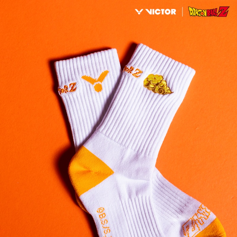 Victor x Dragon Ball Z Women’s Crew Socks SK508DBZ-A-M (White)