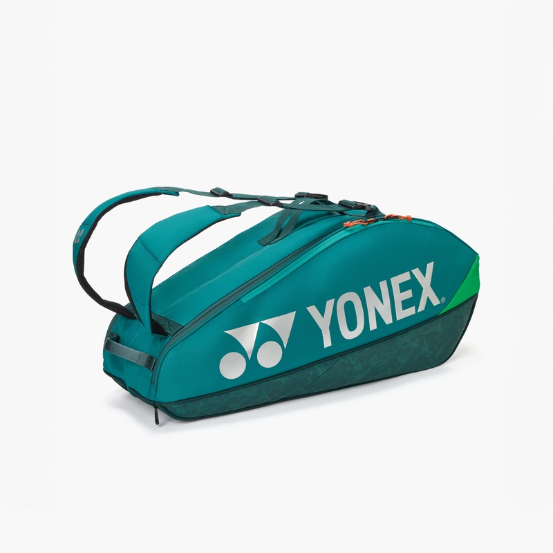 Yonex BAG92426DKG Pro 6 Pack Badminton Tennis Racket Bag (Dark Green)