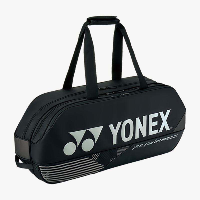 Yonex BAG92431WBK (Black) 6pk Pro Tournament Badminton Tennis Racket Bag
