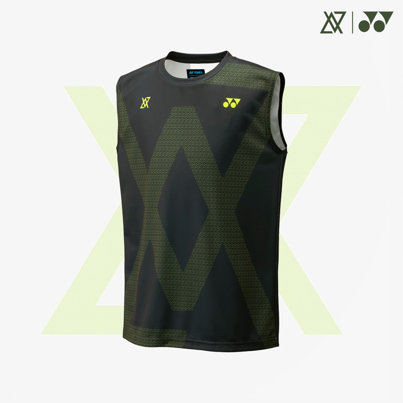 Yonex x Viktor Axelsen Junior Sleeveless Top 10691JSGR (Steel Gray)