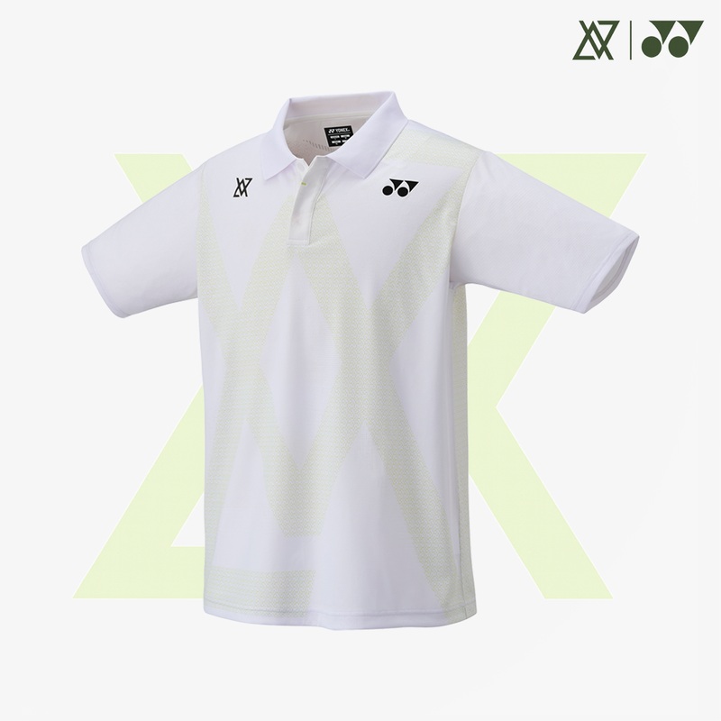Yonex x Viktor Axelsen Unisex Polo Shirt 10688W (White)