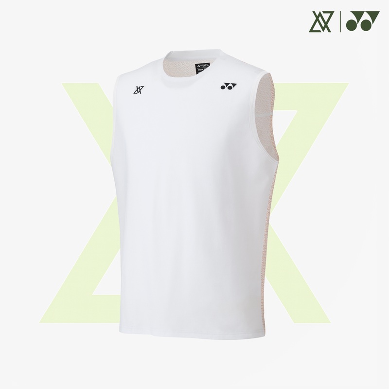 Yonex x Viktor Axelsen Unisex Sleeveless Top 16823W (White)