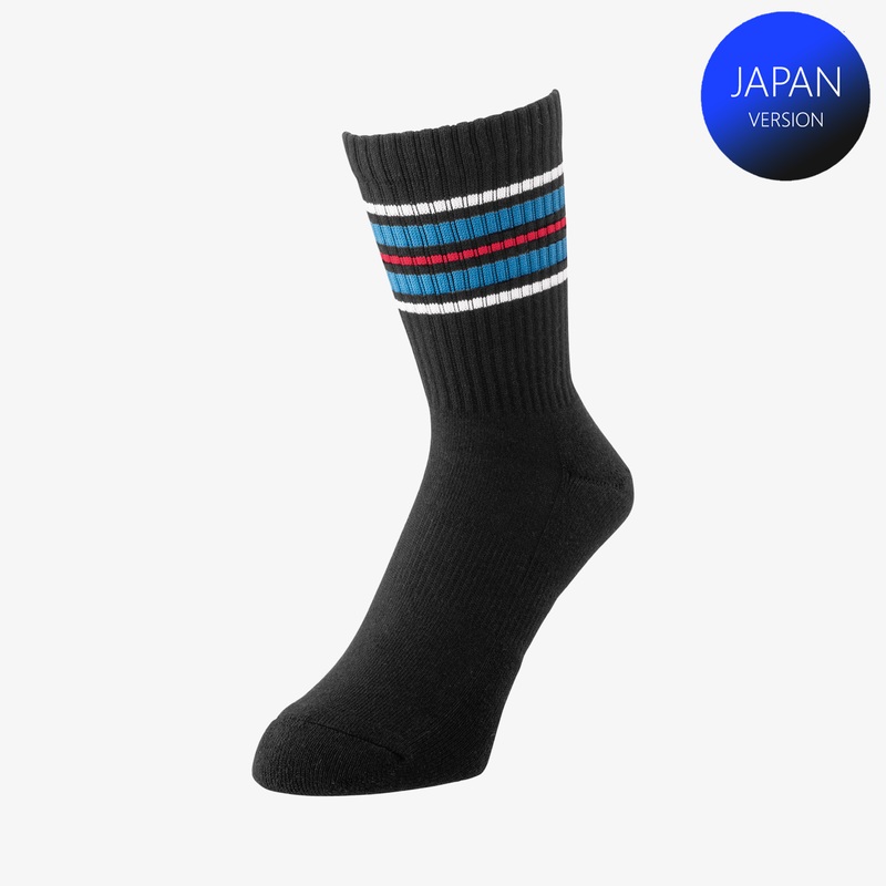 Yonex Men’s Sport Crew Socks 19241YBK (Black) M
